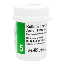 Abbildung: Biochemie Adler 5 Kalium pho Tabletten, 200 St PZN 00833243