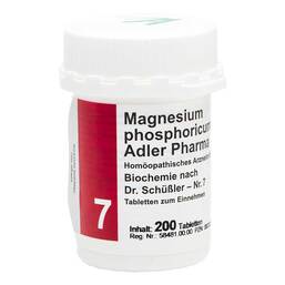 Abbildung: Biochemie Adler 7 Magnesium Tabletten, 200 St PZN 00833326