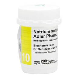 Abbildung: Biochemie Adler 10 Natrium s Tabletten, 200 St PZN 00833378