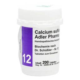 Abbildung: Biochemie Adler 12 Calcium s 200 St, Tabletten PZN 00833390