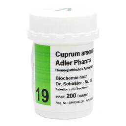 Abbildung: Biochemie Adler 19 Cuprum ar Tabletten, 200 St PZN 00833473