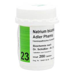Abbildung: Biochemie Adler 23 Natrium b Tabletten, 200 St PZN 00833533