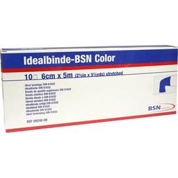 Abbildung: Idealbinde bmp 5mx6cm blau 9 10 St, Binden PZN 00835058