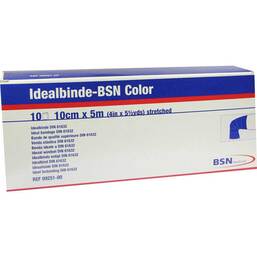 Abbildung: Idealbinde bmp 5mx10cm blau 10 St, Binden PZN 00835093