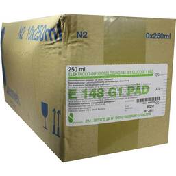 Abbildung: Elektrolyt Infusionslösung 148 mit Glucose 1 päd. 10X250 ml, Infusionslösung PZN 00836715 