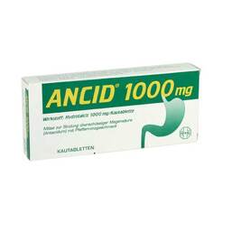 Abbildung: Ancid 1000 mg Kautabletten Kautabletten, 100 St PZN 00838298