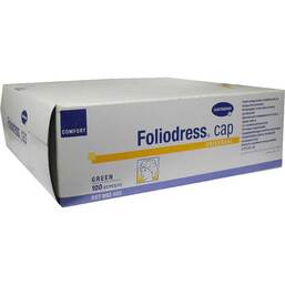 Abbildung: Foliodress Cap Comfort Universal grün OP-Hauben 100 St PZN 00840102