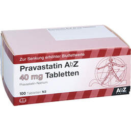 Abbildung: Pravastatin AbZ 40 mg Tabletten 100 St, Tabletten PZN 00844821