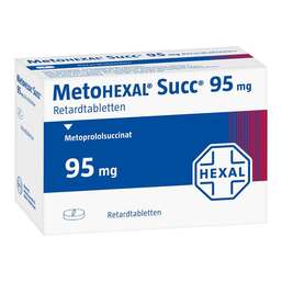Abbildung: Metohexal Succ 95 mg Retardtabletten 50 St, Retard-Tabletten PZN 00850460