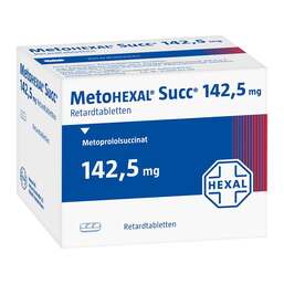 Abbildung: Metohexal Succ 142,5 mg Retardtabletten 30 St, Retard-Tabletten PZN 00850483