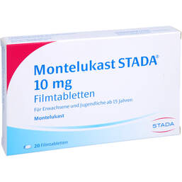 Abbildung: Montelukast STADA 10 mg Filmtabletten 20 St, Filmtabletten PZN 00866455