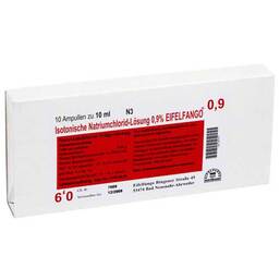 Abbildung: Isotonische Nacl Lösung 0,9% Eifelfango Injektionslösung 10X10 ml, Injektionslösung PZN 00874727