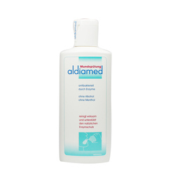 Abbildung: Aldiamed Mundspülung Flüssigkeit, 250 ml PZN 00879239