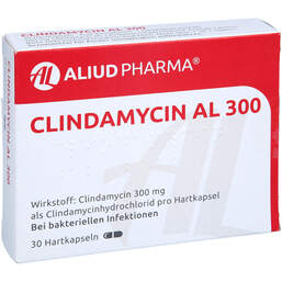 Abbildung: Clindamycin AL 300 Hartkapseln 30 St, Hartkapseln PZN 00887405