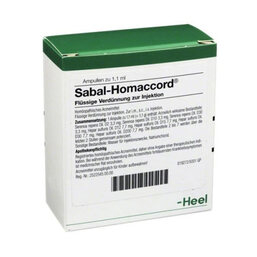 Abbildung: Sabal Homaccord Ampullen 100 St, Ampullen PZN 00893541
