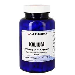 Abbildung: Kalium 200 mg GPH Kapseln Kapseln, 180 St PZN 00894807