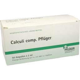 Abbildung: Calculi comp. Pflüger Ampullen Ampullen, 50 St PZN 00895669