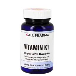 Abbildung: Vitamin K1 60 µg GPH Kapseln Kapseln, 90 St PZN 00896427