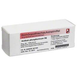 Abbildung: Acidum phosphoricum D 6 Globuli Globuli, 10 g PZN 00907088