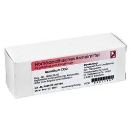 Abbildung: Aconitum D 30 Globuli Globuli, 10 g PZN 00907148