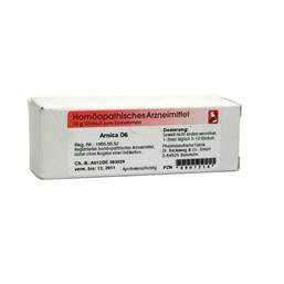 Abbildung: Arnica D 6 Globuli Globuli, 10 g PZN 00907214