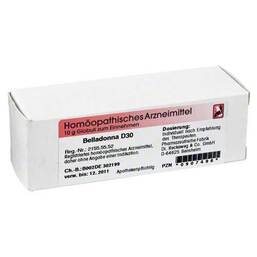 Abbildung: Belladonna D 30 Globuli Globuli, 10 g PZN 00907496