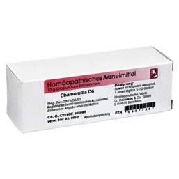 Abbildung: Chamomilla D 6 Globuli Globuli, 10 g PZN 00907786