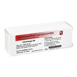 Abbildung: Cimicifuga D 6 Globuli Globuli, 10 g PZN 00907912