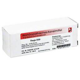 Abbildung: Thuja D30 Globuli Globuli, 10 g PZN 00909578