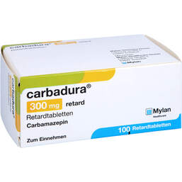Abbildung: Carbadura 300 mg retard Tabl 100 St, Retard-Tabletten PZN 00914119