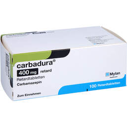 Abbildung: Carbadura 400 mg retard Tabl 100 St, Retard-Tabletten PZN 00914148