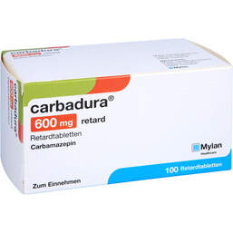 Abbildung: Carbadura 600 mg retard Tabl 100 St, Retard-Tabletten PZN 00914177