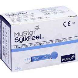 Abbildung: Mystar Sylkfeel Lanzetten 28 G 25 St, Lanzetten PZN 00927636