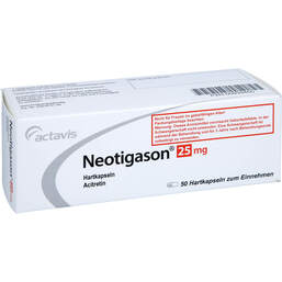 Abbildung: Neotigason 25 Hartkapseln 50 St, Hartkapseln PZN 00939450
