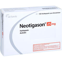 Abbildung: Neotigason 25 Hartkapseln 100 St, Hartkapseln PZN 00939728