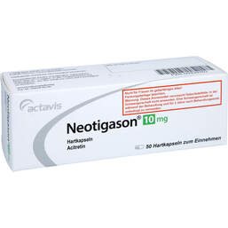Abbildung: Neotigason 10 mg Hartkapseln 50 St, Hartkapseln PZN 00939763