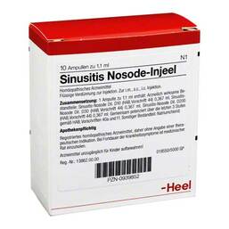 Abbildung: Sinusitis Nosode Injeel Ampullen Ampullen, 10 St PZN 00939852