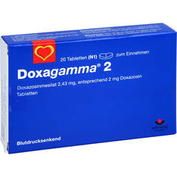 Abbildung: Doxagamma 2 mg Tabletten 20 St, Tabletten PZN 00947314