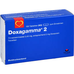 Abbildung: Doxagamma 2 mg Tabletten 100 St, Tabletten PZN 00947337