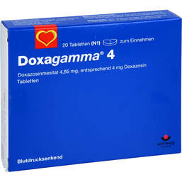 Abbildung: Doxagamma 4 mg Tabletten 20 St, Tabletten PZN 00947343