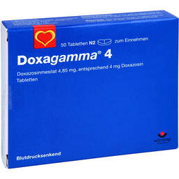 Abbildung: Doxagamma 4 mg Tabletten 50 St, Tabletten PZN 00947366