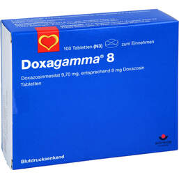 Abbildung: Doxagamma 8 mg Tabletten 100 St, Tabletten PZN 00947403