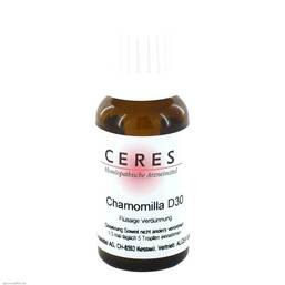 Abbildung: CERES Chamomilla D 30 Dilution Dilution, 20 ml PZN 00947722