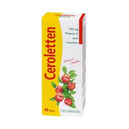 Abbildung: Ceroletten Grandel Lutschtabletten Lutschtabletten, 40 St PZN 00949626