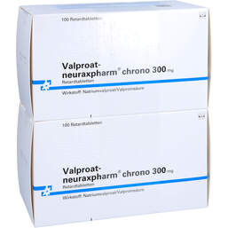 Abbildung: Valproat neuraxpharm chrono 300 mg Retardtabletten 200 St, Retard-Tabletten PZN 00951391
