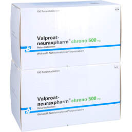 Abbildung: Valproat neuraxpharm chrono 500 mg Retardtabletten 200 St, Retard-Tabletten PZN 00951445