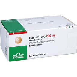 Abbildung: Tramal long 200 mg Retardtabletten 100 St, Retard-Tabletten PZN 00955093