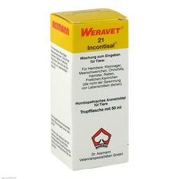 Abbildung: Incontisal 21 vet. Tropfen Tropfen, 50 ml PZN 00955383