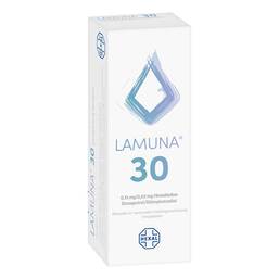 Abbildung: Lamuna 30 Filmtabletten 1X21 St, Filmtabletten PZN 00956431