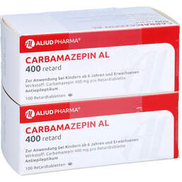 Abbildung: Carbamazepin AL 400 retard T 200 St, Retard-Tabletten PZN 00958335